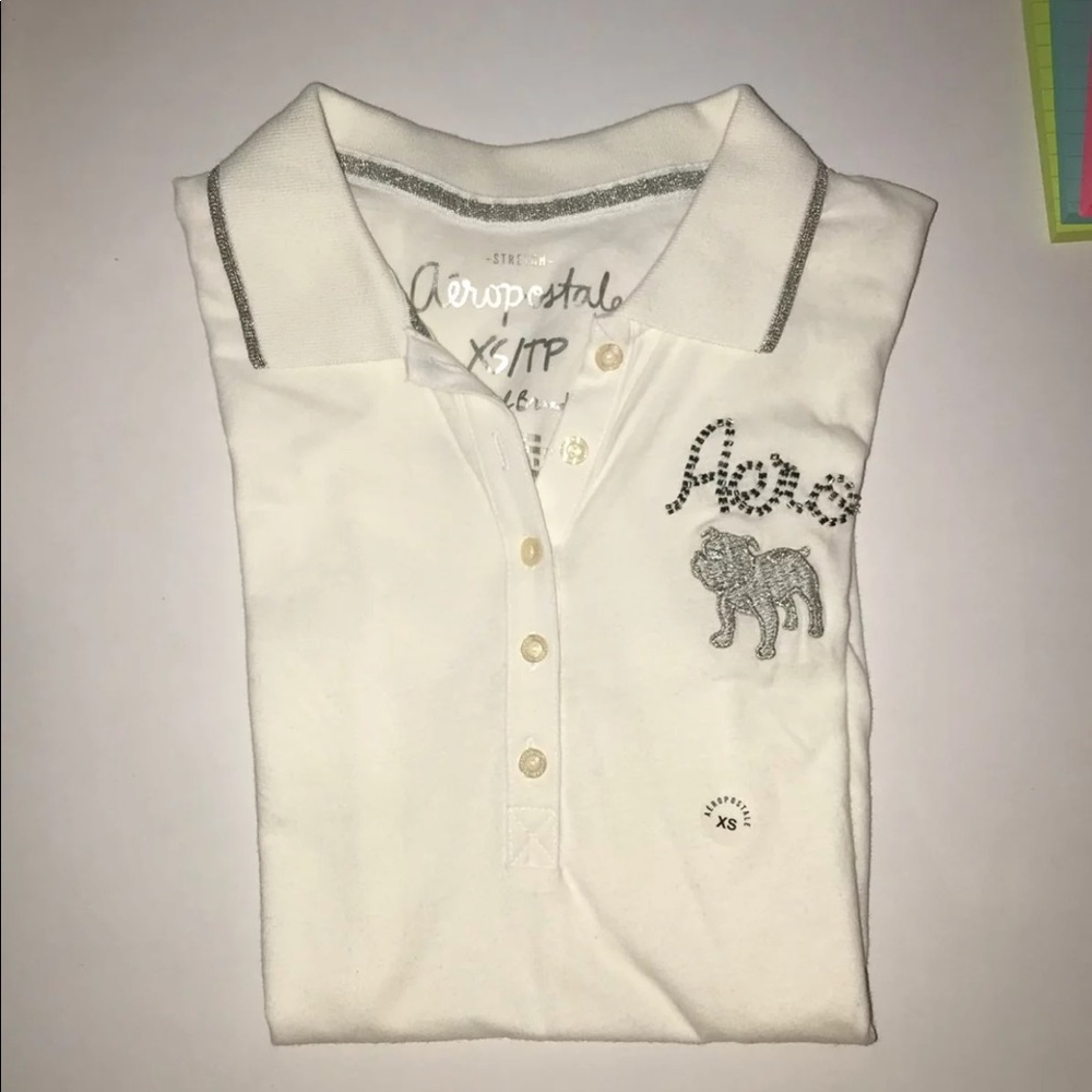 Aeropostale Bulldog Polo Shirt